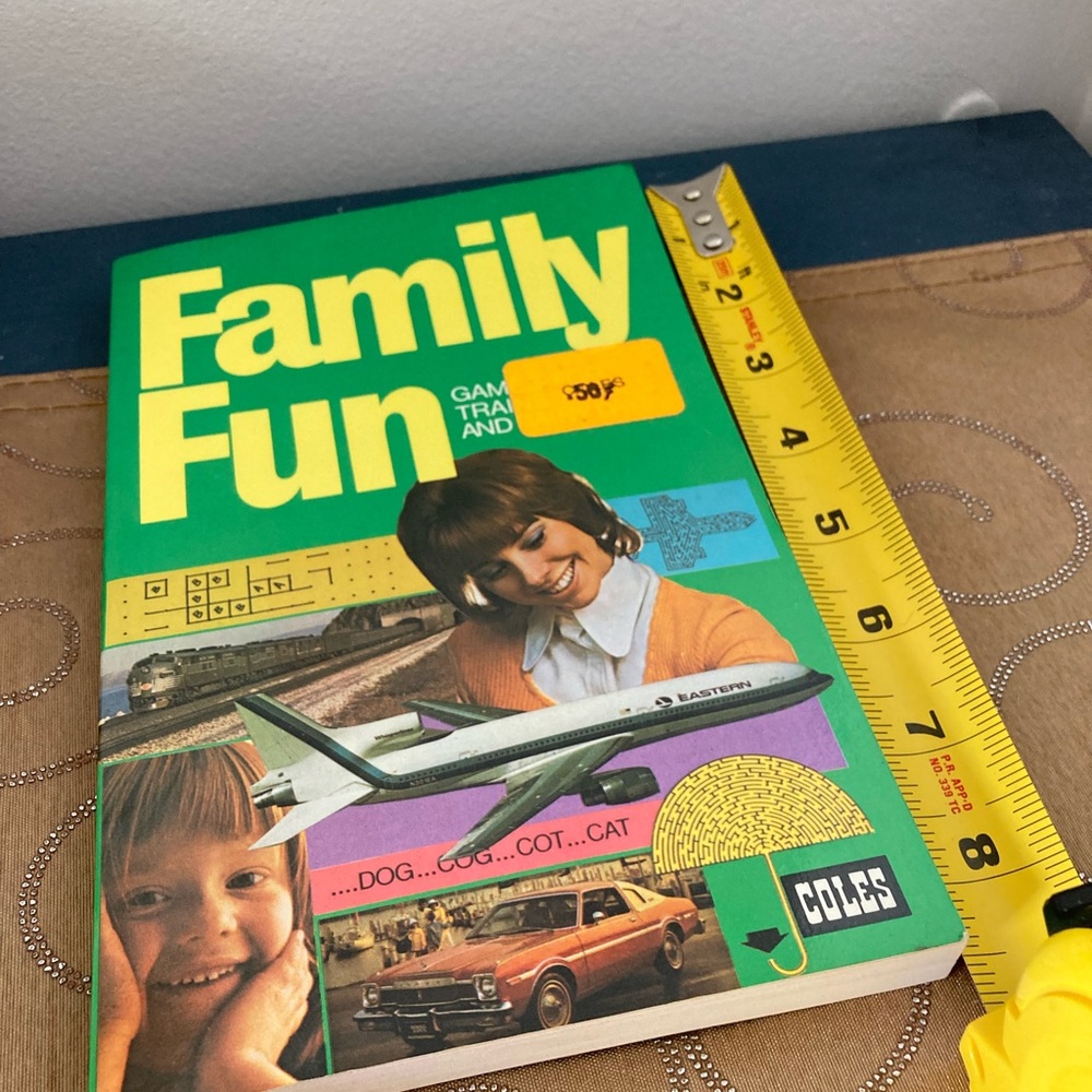 NWOT Vintage “family fun” activity book!